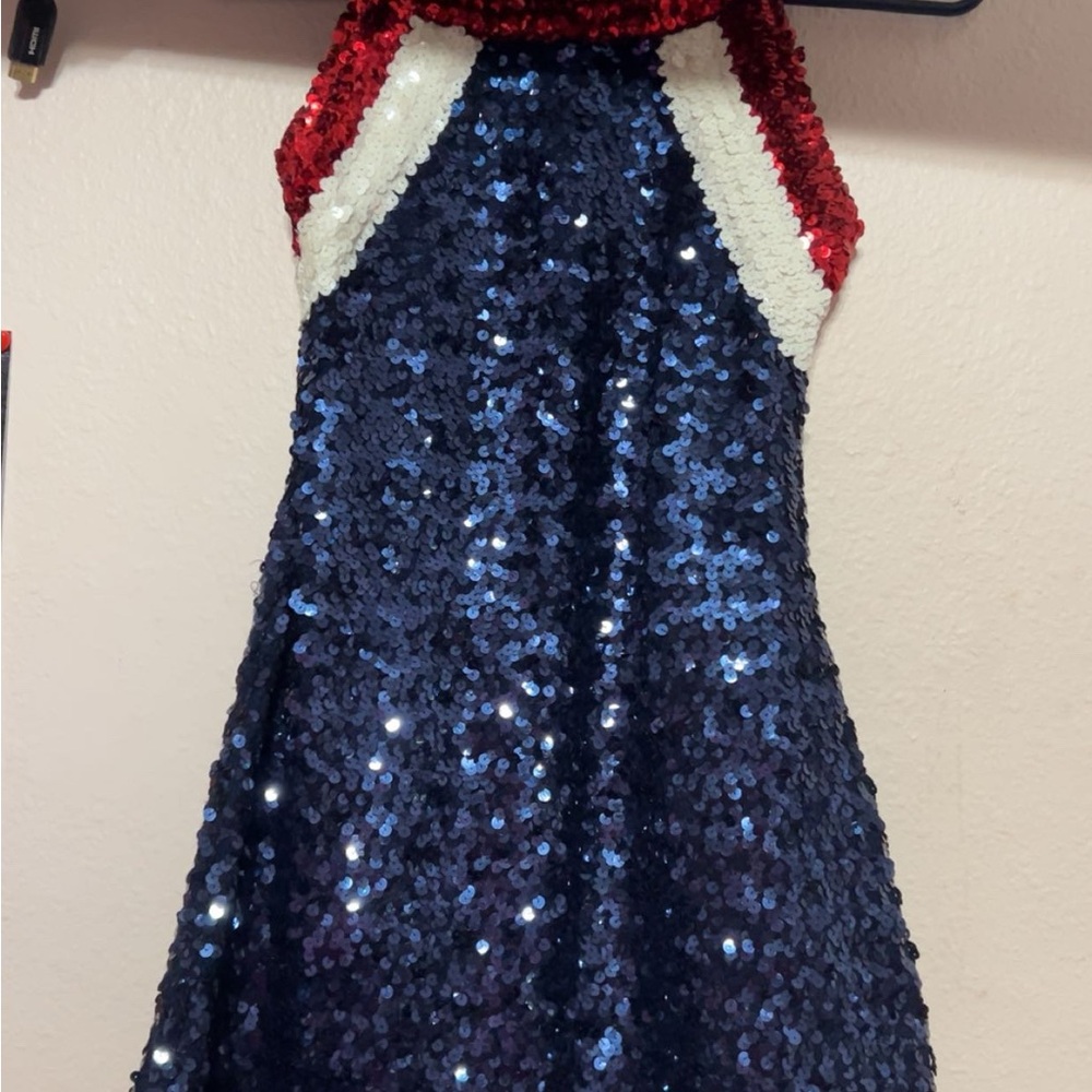 Sparkling Sequin Halter Dress